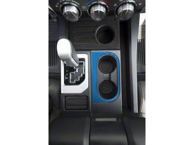 Center Console Cup Holder Replacement Accent Trim; Cavalry Blue (14-21 Tundra)