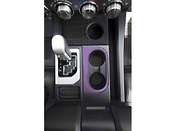 Center Console Cup Holder Replacement Accent Trim; Lavender Purple (14-21 Tundra)