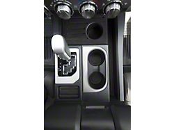 Center Console Cup Holder Replacement Accent Trim; Turbo Silver (14-21 Tundra)