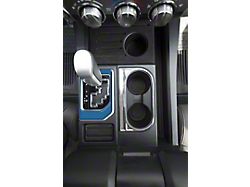 Center Console Shifter Accent Trim; Cavalry Blue (14-21 Tundra)