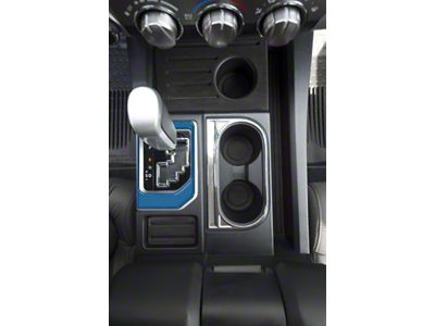 Center Console Shifter Accent Trim; Cavalry Blue (14-21 Tundra)