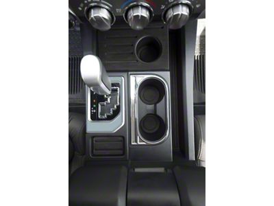 Center Console Shifter Accent Trim; Cement Gray (14-21 Tundra)