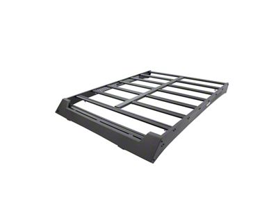Go Rhino Ceros Low Profile Roof Rack; Textured Black (16-21 Tundra CrewMax)