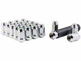Chrome Closed End Spline Lug Nuts; M14 x 1.5; Set of 24 (22-25 Tundra)