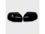 Chrome Delete Mirror Covers; Gloss Black (22-26 Tundra w/o Mirror Turn Signals)