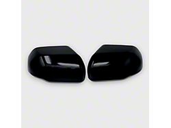 Chrome Delete Mirror Covers; Gloss Black (22-25 Tundra w/o Mirror Turn Signals)