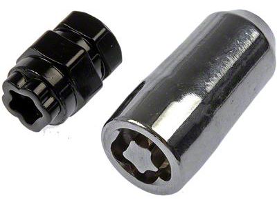 Chrome Duplex Acorn Wheel Lug Nut Locks; M14x1.50; Set of 4 (07-21 Tundra)