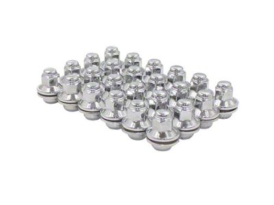 Chrome Factory Style Lug Nut Kit; 14mm x 1.5; Set of 24 (22-25 Tundra)
