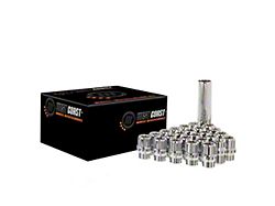 Chrome Open Acorn Spline ET Lug Nuts; M14x1.5; Set of 20 (07-21 Tundra)