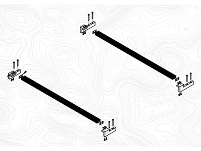 Crossbar Kit with Standoffs (07-21 Tundra CrewMax)