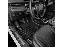 Custom Front and Rear Floor Mats; Black (22-25 Tundra Double Cab)