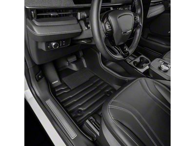 Custom Front and Rear Floor Mats; Black (22-25 Tundra Double Cab)
