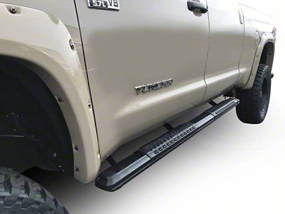 Cutlass Running Boards; Black (07-21 Tundra CrewMax)