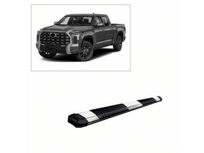 Cutlass Running Boards; Stainless Steel (22-25 Tundra Crew Max)