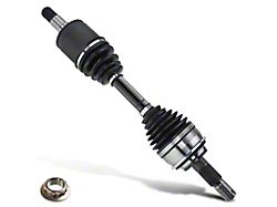 CV Axle Shaft Assembly with Heavy Duty Thermoplastic Outboard Boot; Front (07-21 4WD Tundra)