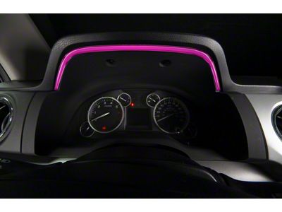 Dashboard Accent Trim; Hot Pink (14-21 Tundra)