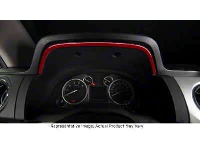 Dashboard Accent Trim; Matte TRD Red (14-21 Tundra)