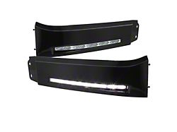 Daytime LED Running Lights; Black (07-13 Tundra)