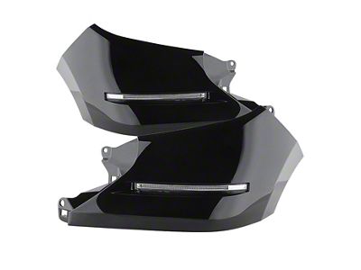 Daytime LED Running Lights System; Black (14-16 Tundra)