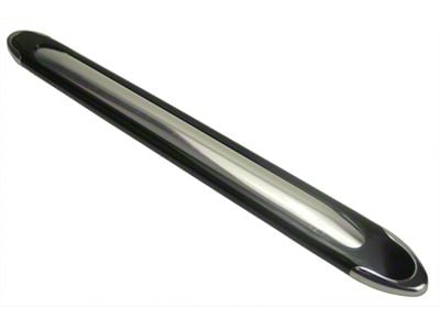 Deluxe Bumper Guards; Black/Chrome; 19.75-Inch (Universal; Some Adaptation May Be Required)