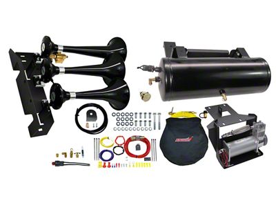 Direct Fit Onboard Air System and Model 230 Beast Triple Train Horn (07-21 Tundra)