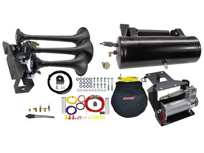 Direct Fit Onboard Air System and Model 730 Demon Triple Train Horn (07-21 Tundra)