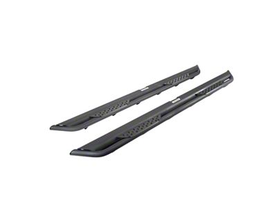 Go Rhino Dominator Xtreme DT Side Step Bars; Textured Black (22-25 Tundra Double Cab)