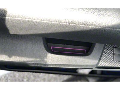 Door Armrest Foam Inserts; Black/Pink (14-21 Tundra CrewMax)