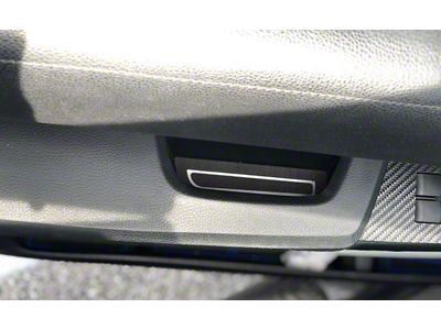 Door Armrest Foam Inserts; Black/White (14-21 Tundra CrewMax)