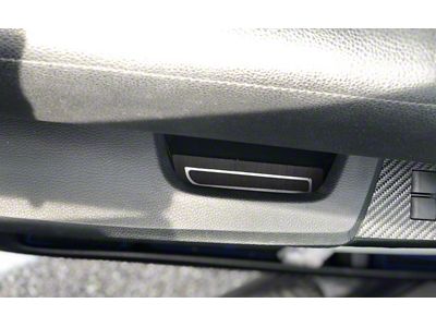 Door Armrest Foam Inserts; Black/White (14-21 Tundra Double Cab)