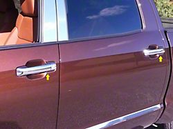 Door Handle Covers; Chrome (07-21 Tundra CrewMax)