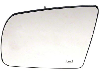 Door Mirror Glass; Left; Non-Telescopic; Power; Heated (07-17 Tundra)