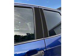 Door Pillar Accent Trim; Matte Black (07-21 Tundra Double Cab, CrewMax)