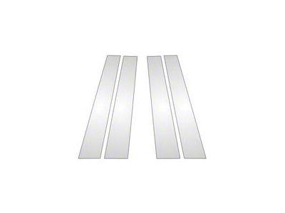 Door Pillar Post Trim; Chrome (07-13 Tundra CrewMax)