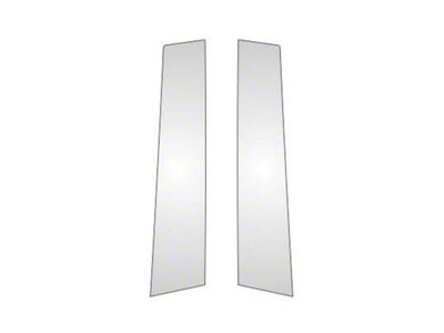 Door Pillar Post Trim; Chrome (07-13 Tundra Regular Cab)