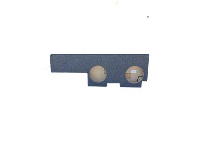 Dual 10-Inch Behind Seat Subwoofer Box; Carpeted (22-25 Tundra Double Cab)