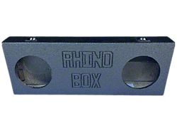 Dual 10-Inch Up Firing Subwoofer Box; Poly Coated (22-25 Tundra Double Cab)