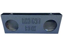 Dual 12-Inch Up Firing Subwoofer Box; Poly Coated (22-25 Tundra Double Cab)