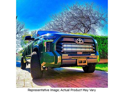 Dual 40-Inch White and Amber LED Light Bars with Grille Mounting Brackets (22-25 Tundra Limited, SR, SR5)