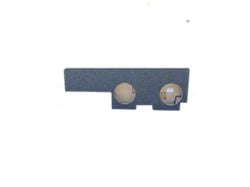 Dual 8-Inch Behind Seat Subwoofer Box; Carpeted (22-25 Tundra Double Cab)