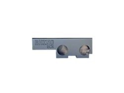 Dual 8-Inch Behind Seat Subwoofer Box; Poly Coated (22-25 Tundra Double Cab)