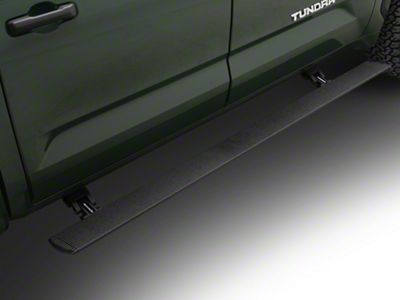 Go Rhino E-BOARD E1 Electric Running Boards; Protective Bedliner Coating (22-25 Tundra CrewMax)