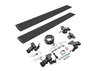 Go Rhino E-BOARD E1 Electric Running Boards; Textured Black (22-25 Tundra Double Cab)