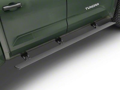 Go Rhino E-BOARD E1 Electric Running Boards; Textured Black (22-25 Tundra CrewMax)
