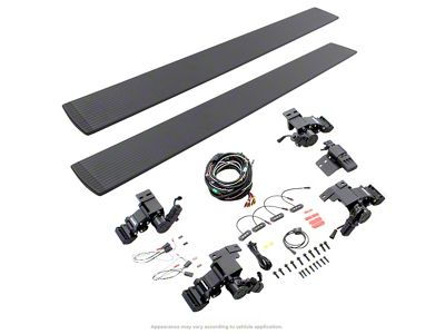 Go Rhino E-BOARD E1 Electric Running Boards; Textured Black (22-25 Tundra CrewMax)