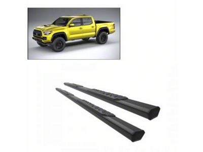 Epic Aluminum Running Boards; Black (22-25 Tundra Crew Max)