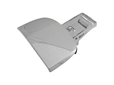 Exterior Door Handle; Rear Right; All Chrome; Plastic (07-19 Tundra Double Cab)