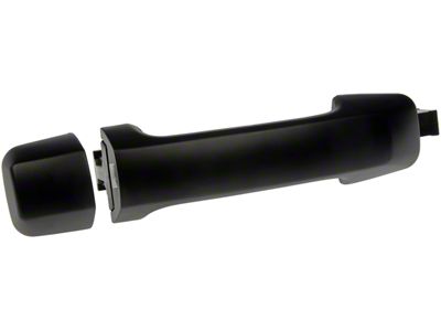 Exterior Door Handle; Smooth Black; Front Passenger Side (07-21 Tundra)