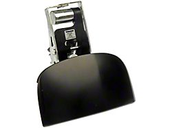 Exterior Door Handle; Smooth Black; Rear Driver Side (07-21 Tundra Double Cab)