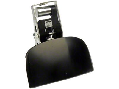 Exterior Door Handle; Smooth Black; Rear Driver Side (07-21 Tundra Double Cab)